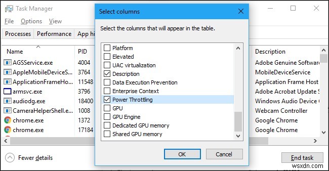 Windows 10 の「パワー スロットリング」機能でノートパソコンの電力を節約する