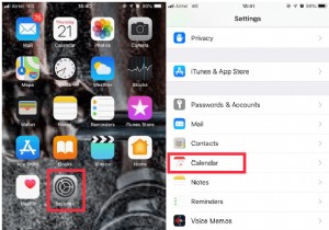 カレンダーエントリを iOS から Android に転送する方法 