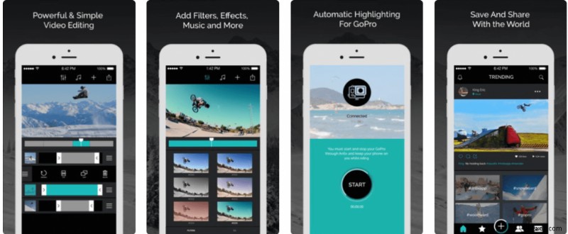 Android/iPhone で無料の GoPro ビデオ編集アプリを手に入れよう!