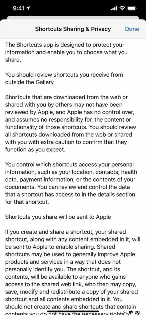 iOS で信頼できないショートカットを許可する方法