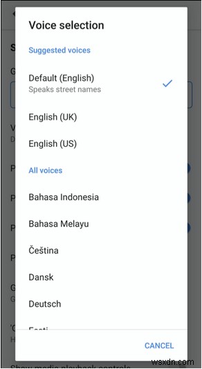 Google マップの音声を変更する方法 (Android および iOS)