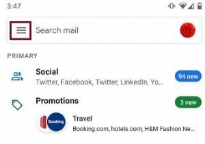 Android および iOS で Gmail ダーク モードを有効にする方法