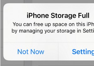 iPhone ストレージがいっぱいですか? iPhone の空き容量を増やす方法