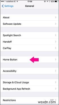 iPhone7 のホーム ボタンの「感触」を変更する方法。