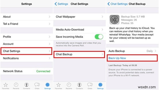iPhone で WhatsApp バックアップを作成する方法:上位 3 つの方法!