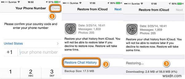 iPhone で WhatsApp バックアップを作成する方法:上位 3 つの方法!