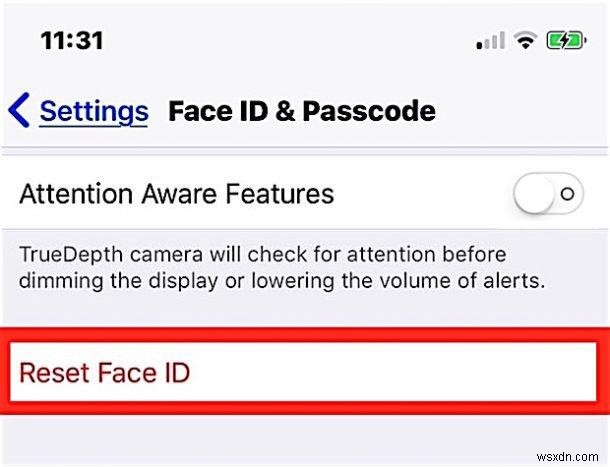 Face ID で別の顔を設定する方法