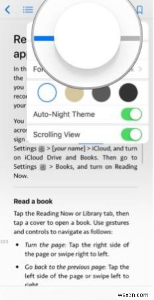 iOS デバイスで Apple Books を操作するには?