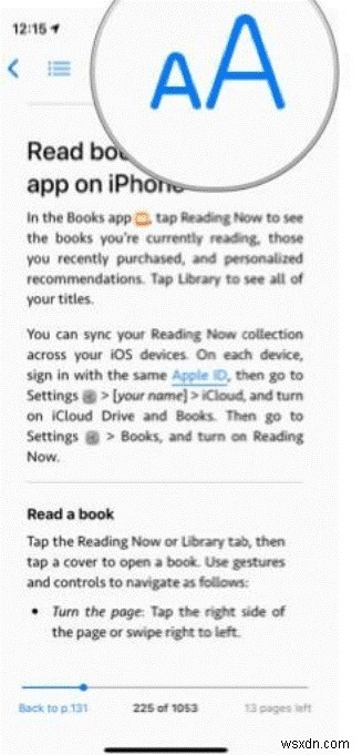 iOS デバイスで Apple Books を操作するには?