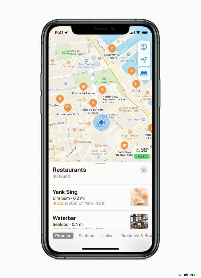 注目に値する Apple Maps の新機能