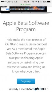 iOS ベータ版のベータ プログラムにデバイスを登録する方法