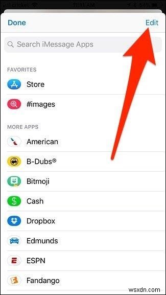 iMessage からアプリ アイコンを非表示にする方法