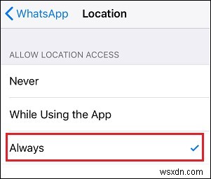 WhatsApp で現在地を共有する方法