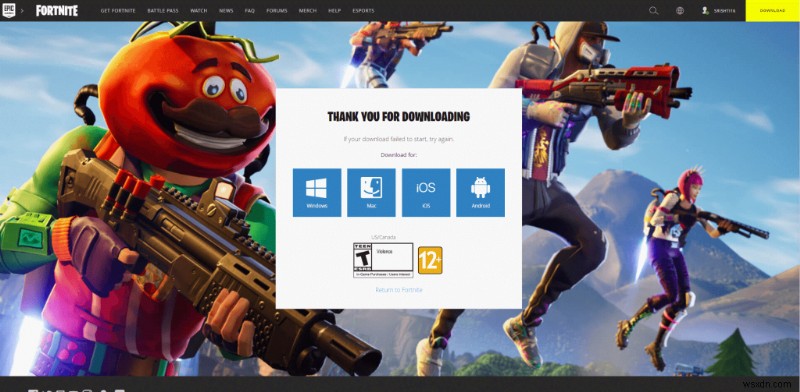 Fortnite Battle Royale PC の無料使用ガイド