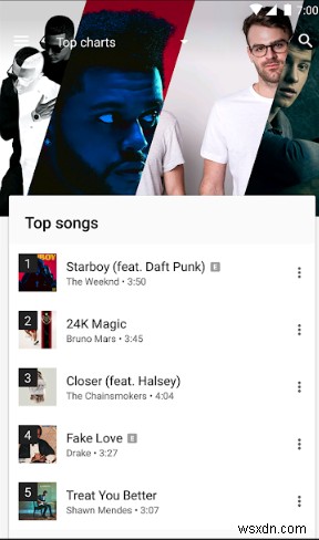 Android 向け音楽プレーヤー アプリ トップ 10