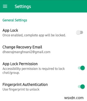 WhatsApp で指紋ロックを設定する方法