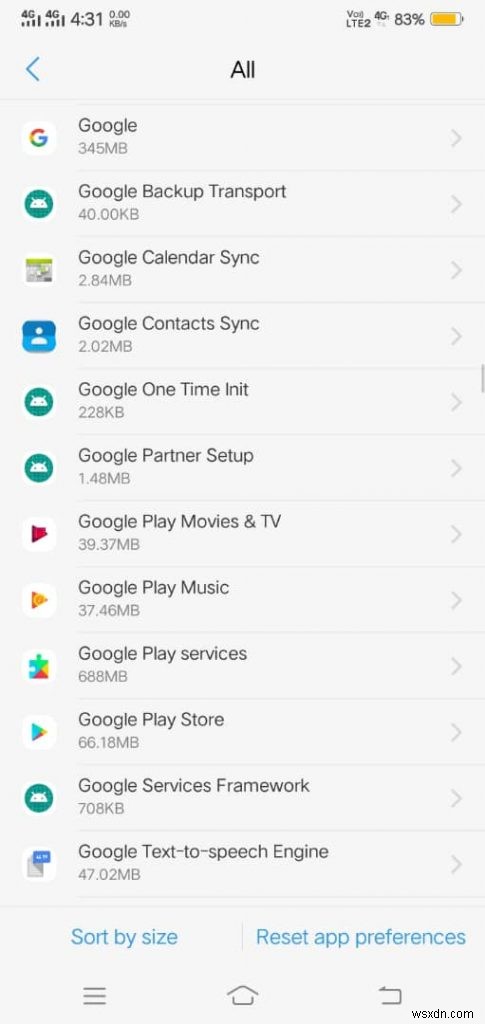 「残念ながら Google Play Services が停止しました」というエラーを修正する方法