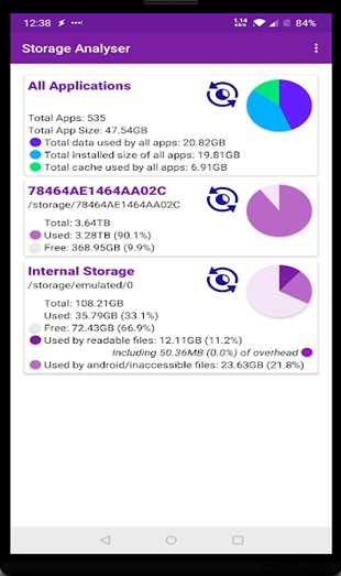 Android のストレージを分析するのに最適なアプリ