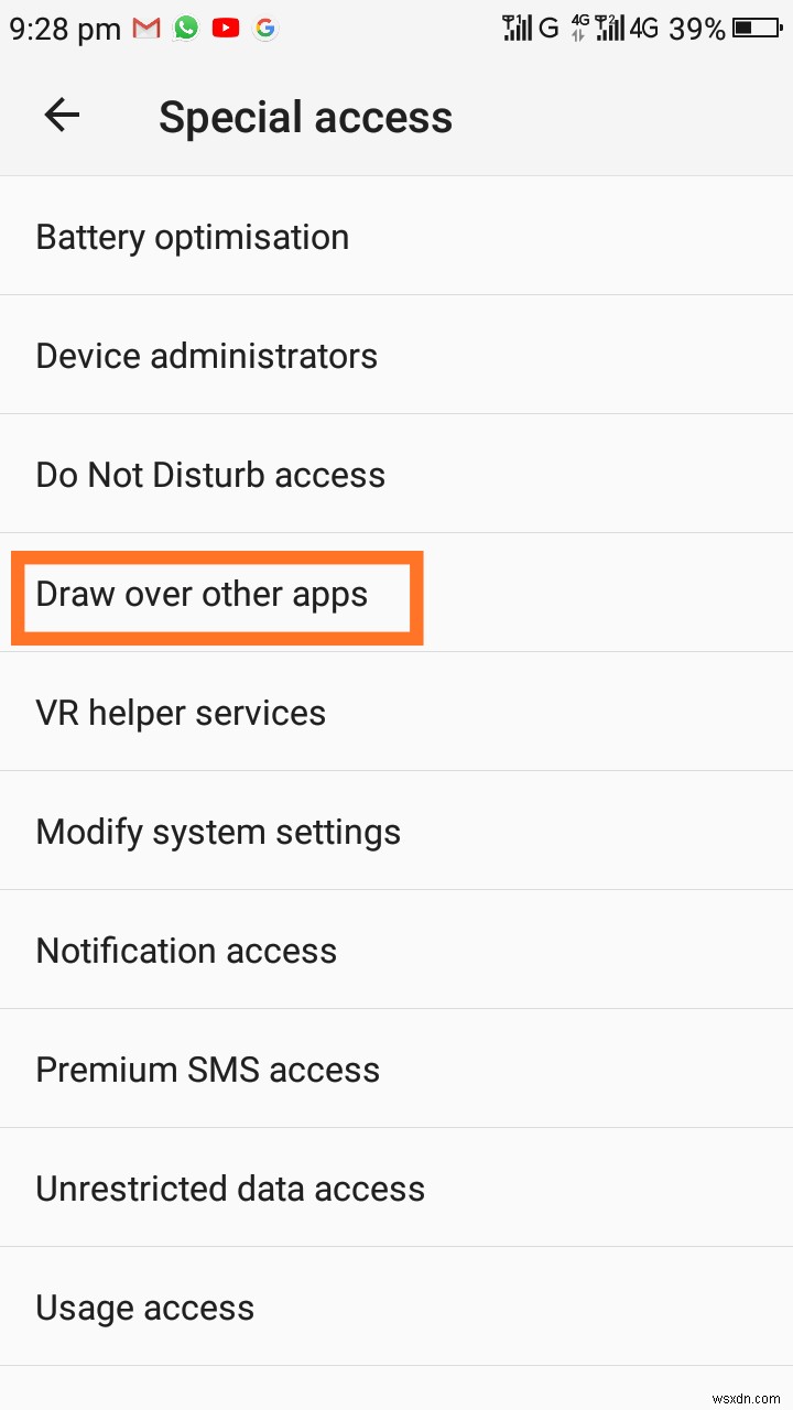 Android デバイスで検出されたスクリーン オーバーレイを修正するには?