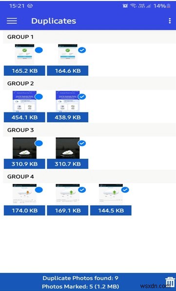 Duplicate Photos Fixer を使用して Android で同一の画像を見つける方法