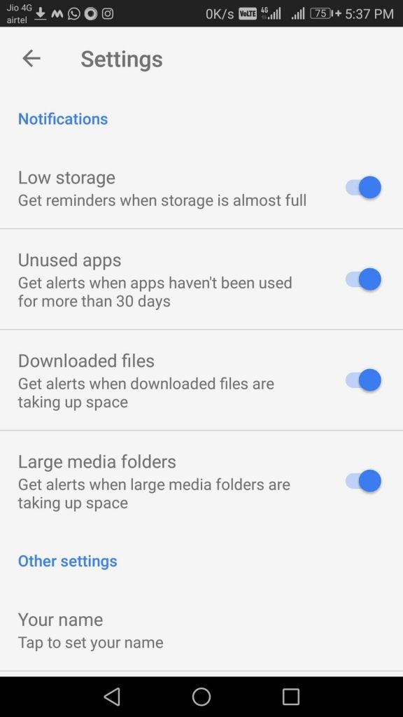 Files Go:AirDrop に対する Android の回答