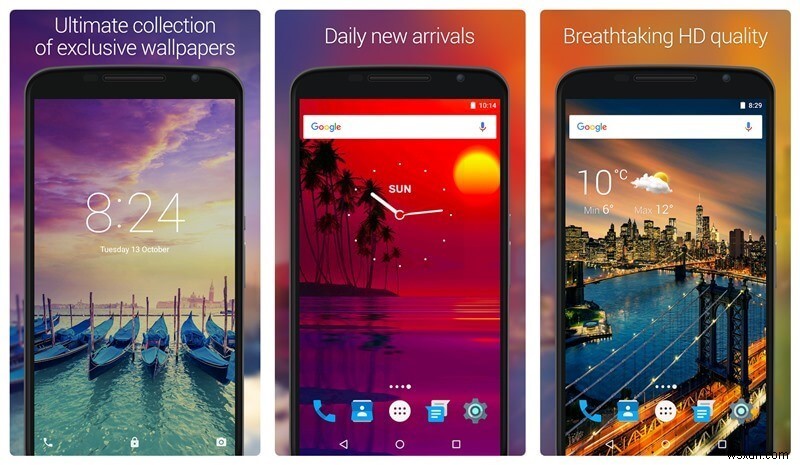 Android 向けの 8 つの最高の HD 壁紙アプリ