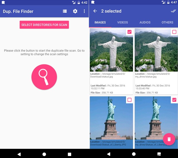 Android 向けの最高の重複メディア リムーバー アプリ (2022 年のトップ ピック)