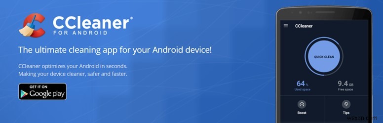 CCleaner for Android のレビュー:電話を修理する