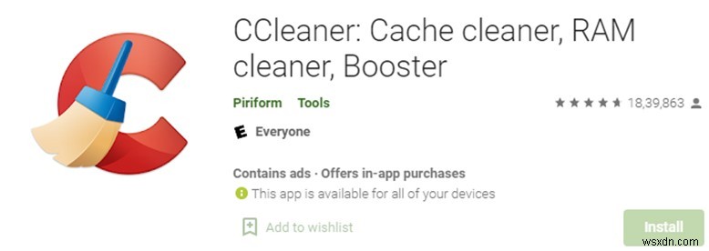 CCleaner for Android のレビュー:電話を修理する