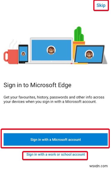 Android に Microsoft Edge をインストールして使用する方法