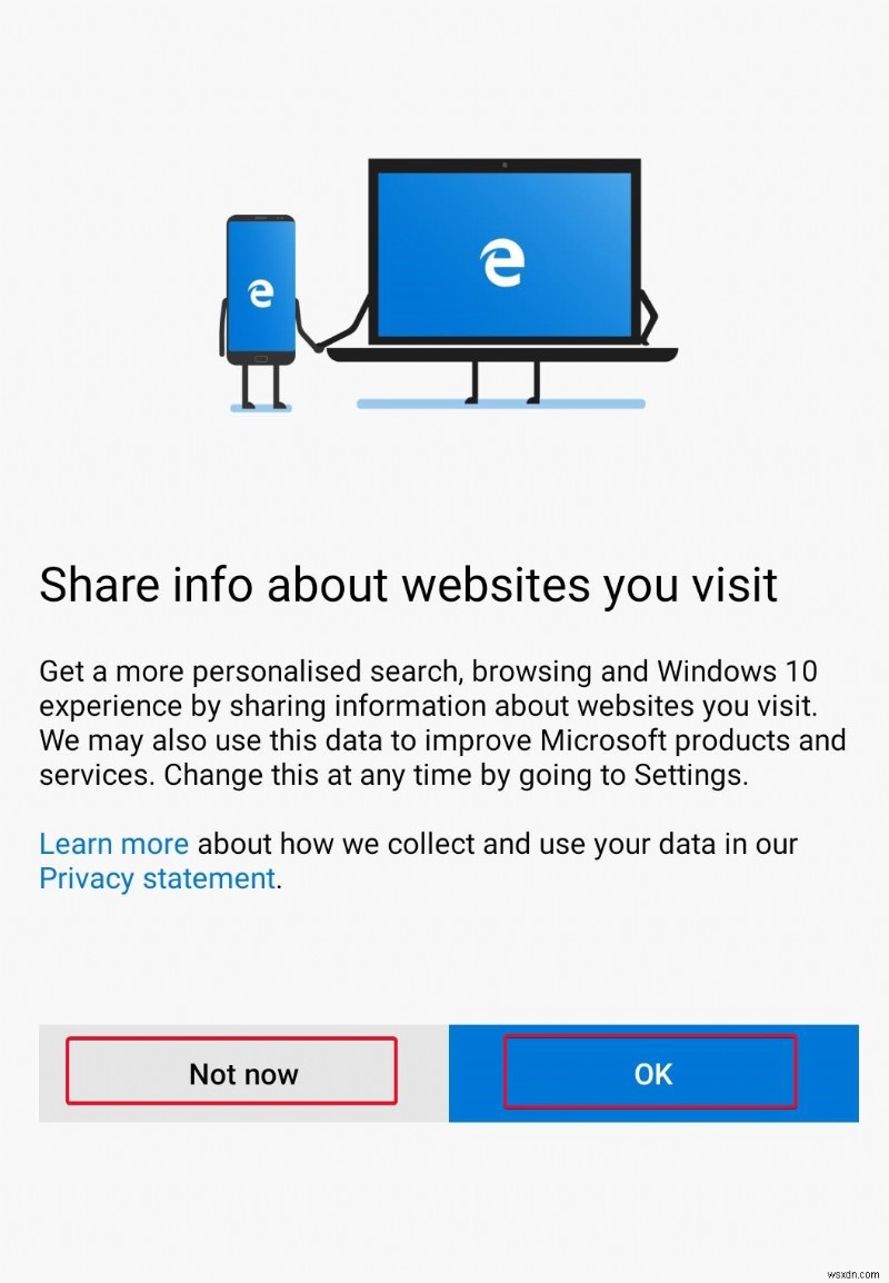 Android に Microsoft Edge をインストールして使用する方法