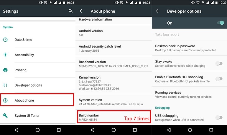 今日使用する Android M のヒントとコツ