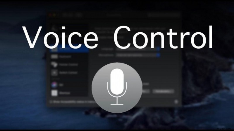 macOS Catalina で音声コントロールを使用する方法