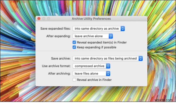 Mac でファイルを解凍して抽出する方法