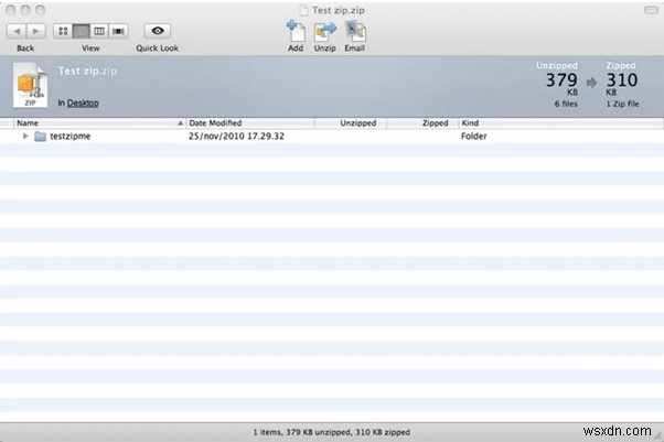 Mac でファイルを解凍して抽出する方法