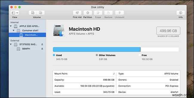 Mac ハードディスク ドライブをワイプする方法