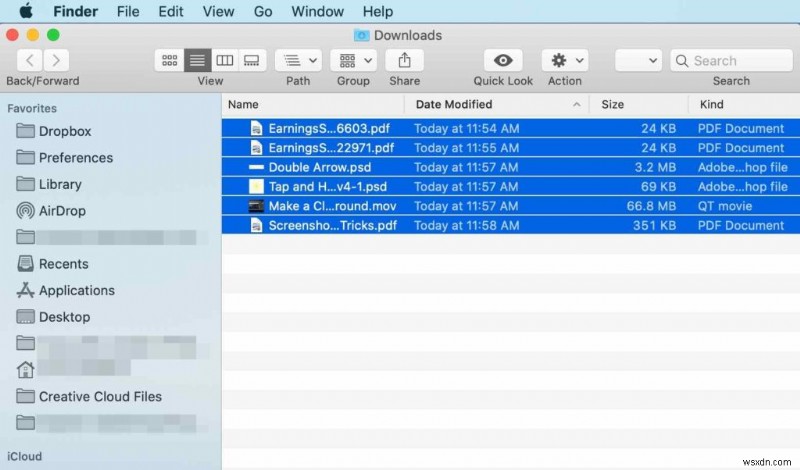 Mac でダウンロードを削除する方法