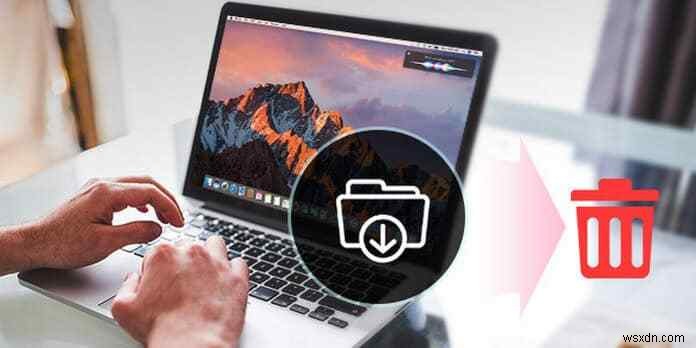 Mac でダウンロードを削除する方法