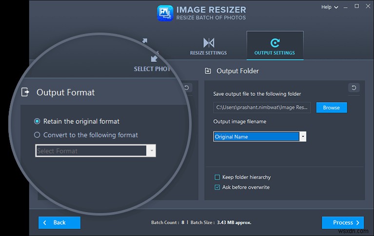 Mac で品質を落とさずに JPEG ファイルを縮小、回転、反転する方法