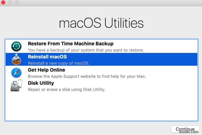 macOS リカバリ モードを効率的に使用する方法