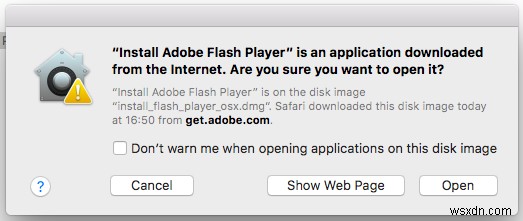 Mac で Flash アップデートを実行する方法
