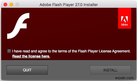 Mac で Flash アップデートを実行する方法