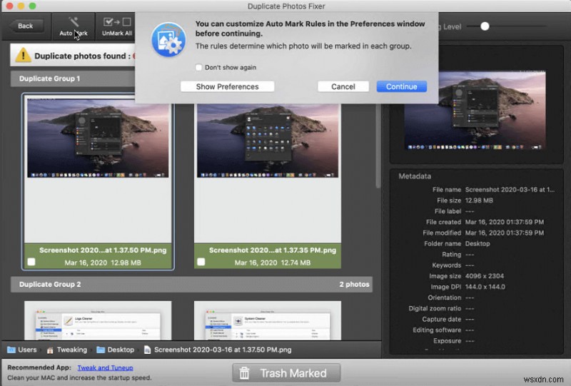 Duplicate Photos Fixer Pro:可能な限り最善の方法で Mac 上の重複写真を消去