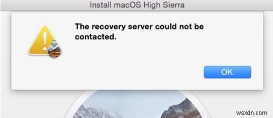 macOS の「リカバリ サーバーに接続できませんでした」エラーを修正する方法