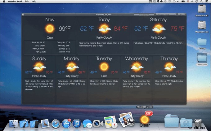 2022 年の Mac 向け天気アプリベスト 7 (無料および有料)
