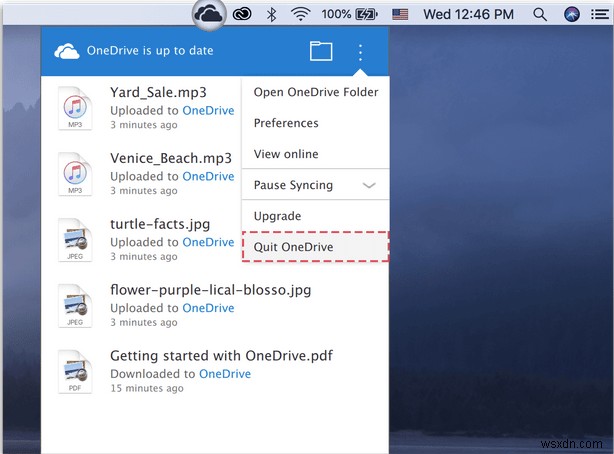 Mac で OneDrive をアンインストールする方法 