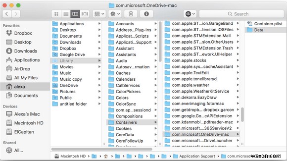 Mac で OneDrive をアンインストールする方法 