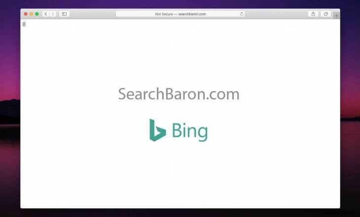 Mac (2022) から SearchbBaron.com を削除する方法