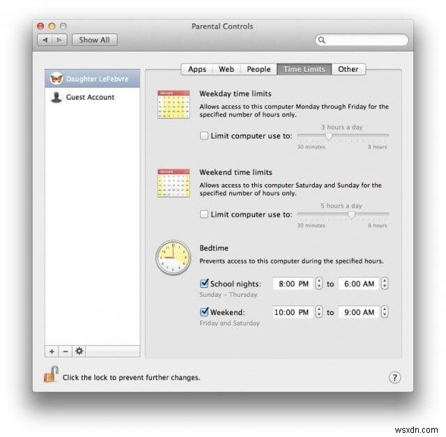 Mac でペアレンタル コントロールを設定する方法