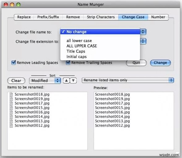 Mac 用の最高の無料ファイル名変更ソフトウェア